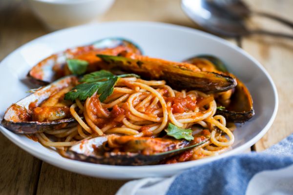 recette spaghetti aux fruits de mer